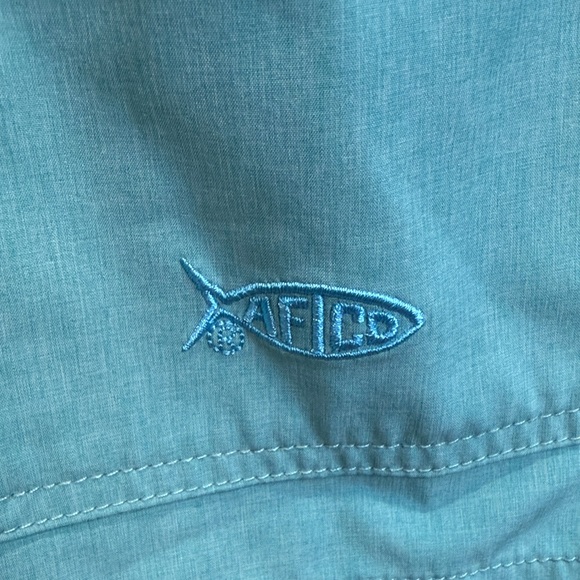 AFTCO Light Heather Sea-foam Men's Size 30, Original Fishing Shorts - Picture 3 of 6